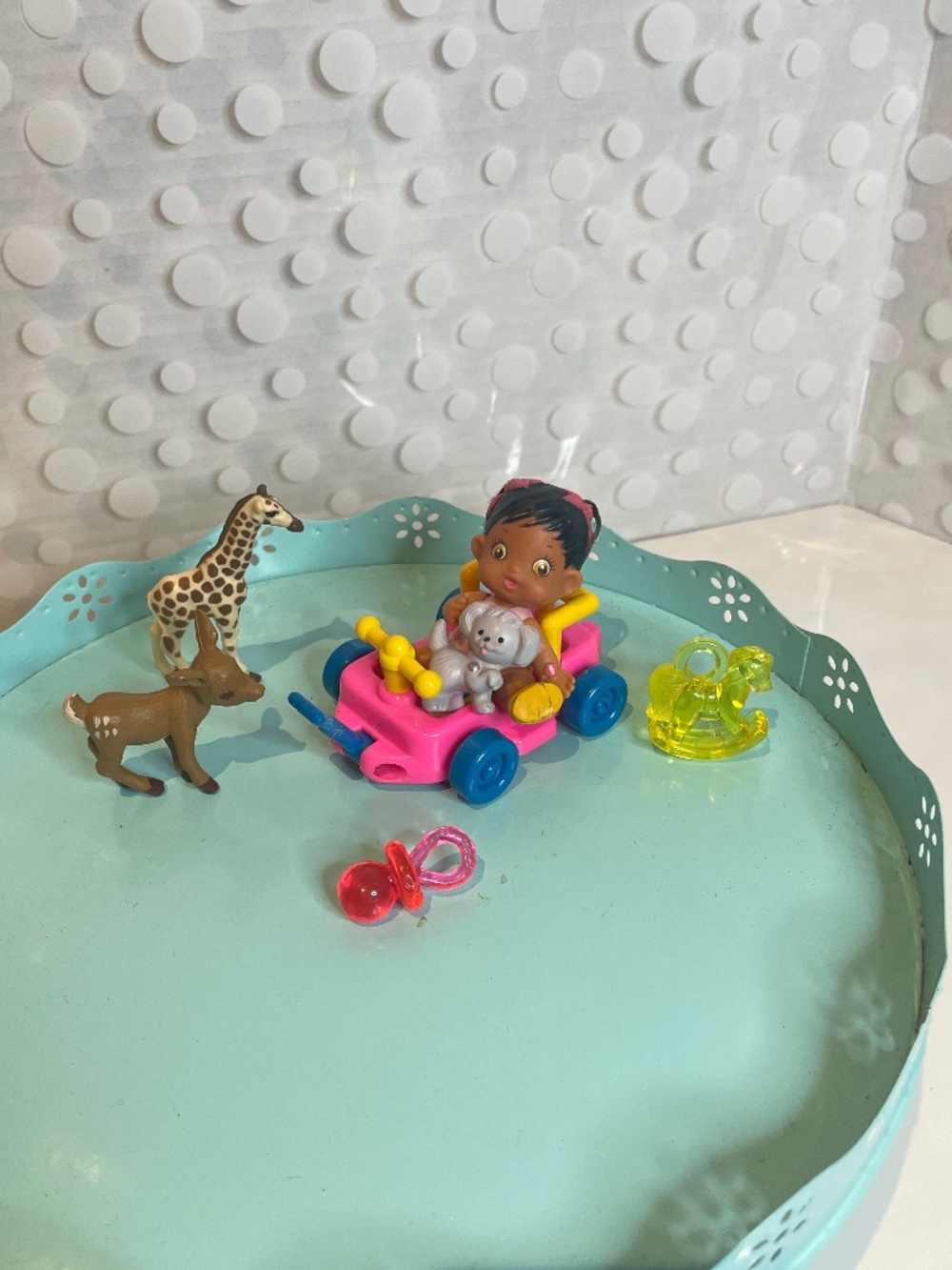 Vintage Littlest Pet Shop Baby Buddies with Puppy